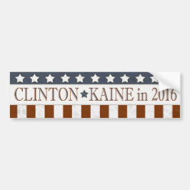 Hillary Clinton Tim Kaine 2016 Stars Streifen Autoaufkleber