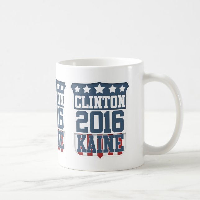 Hillary Clinton Tim Kaine 2016 Tasse (Rechts)