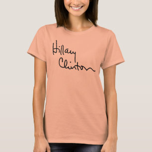 Hillary Clinton-Unterzeichnung T-Shirt
