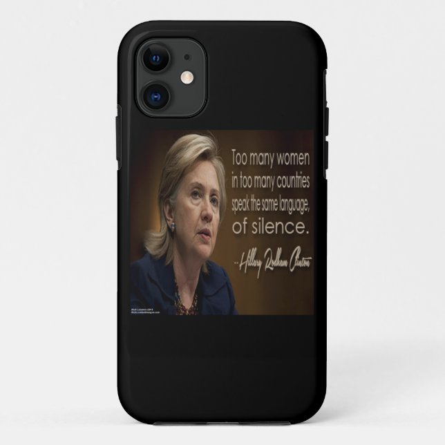 Hillary Clinton Women R Silent iPhone 6 Fall Case-Mate iPhone Hülle (Rückseite)
