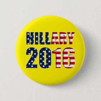 Hillary Clinton zur Präsidentin 2016 Button