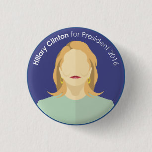 Hillary ClintonPräsidentschaftswahl-Knopf 2016 Button