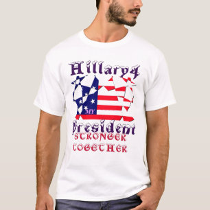 Hillary für den US-Präsidenten Wir sind enger zusa T-Shirt