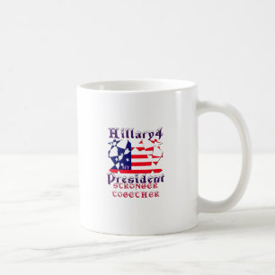 Hillary für den US-Präsidenten Wir sind enger zusa Tasse