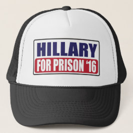 Hillary für Gefängnis 2016 Truckerkappe
