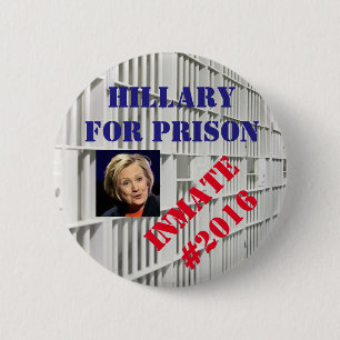 Hillary für Gefängnisknopf Button