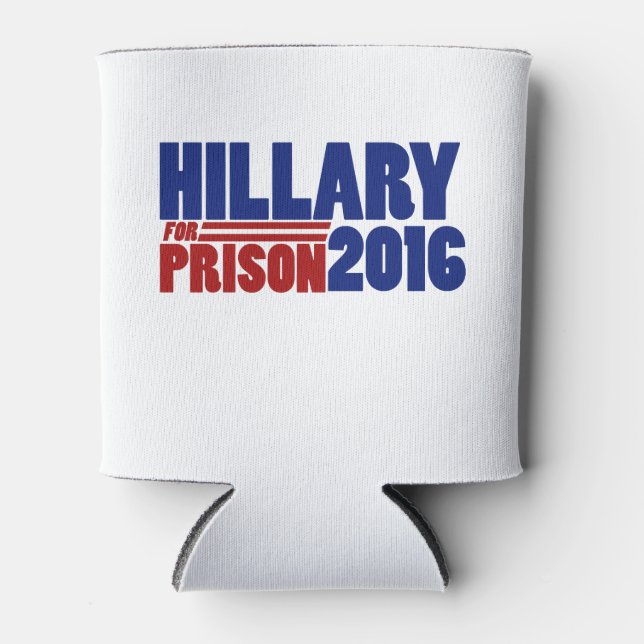 Hillary für Haft 2016 Dosenkühler (Vorderseite)