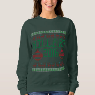 Hillary für hässliche Feiertag Strickjacke Sweatshirt
