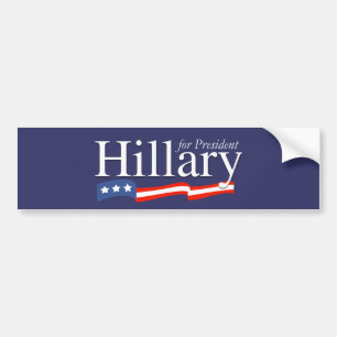 Hillary für Präsident Autoaufkleber