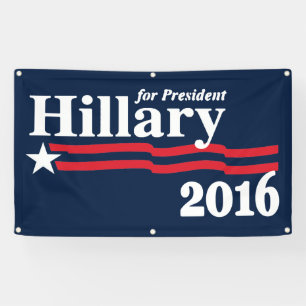 Hillary für Präsidenten 2016 Banner