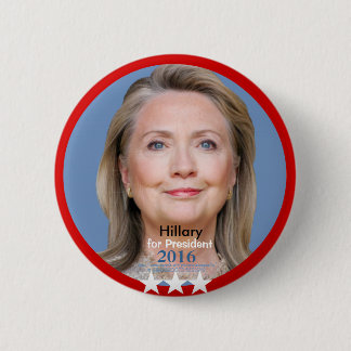 HILLARY für Präsidenten 2016 Button