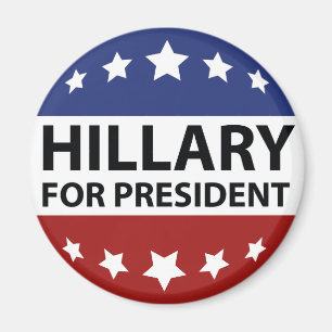 Hillary für Präsidenten Magnet