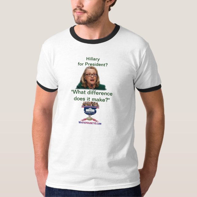 Hillary für Präsidenten? T-Shirt (Vorderseite)