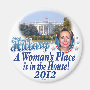 Hillary-Haus 2012 durch ButtonZUP Magnet