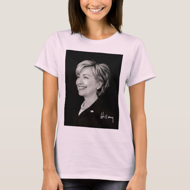 Hillary Headshot2 T-Shirt (Vorderseite)
