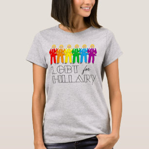 Hillary Hosenanzug Stolz - LGBT für Hillary T-Shirt