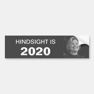 Hillary im Autoaufkleber 2020