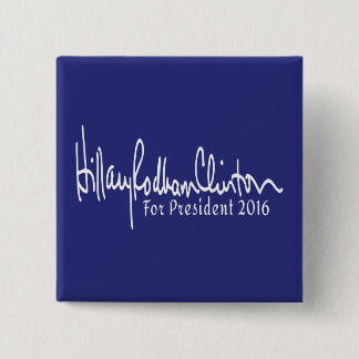Hillary Rodham Clinton für Präsident 2016 Button