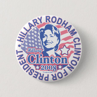 Hillary Rodham Clinton für Präsidenten Button
