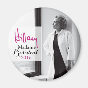 Hillary Rodham Clinton Madame Präsident Magnet