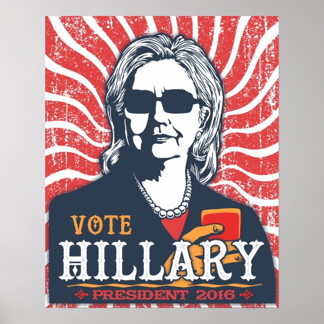 Hillary Shades Poster (Vorne)