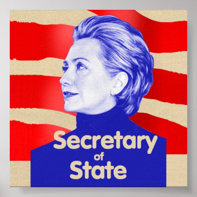 Hillary Staat Poster (Vorne)