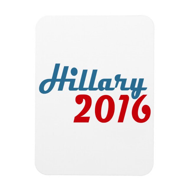 HILLARY TWENTY SIXTEEN.png Magnet (Vertikal)