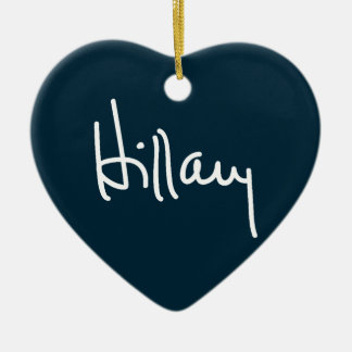 Hillary-Unterzeichnungs-Keramik-Verzierungen Keramik Ornament