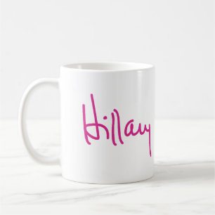 Hillary-Unterzeichnungs-Tassen Kaffeetasse