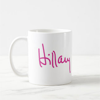 Hillary-Unterzeichnungs-Tassen Kaffeetasse