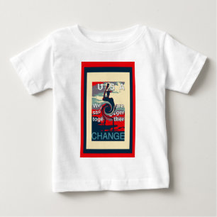 Hillary USA wir gemeinsam stärker Baby T-shirt