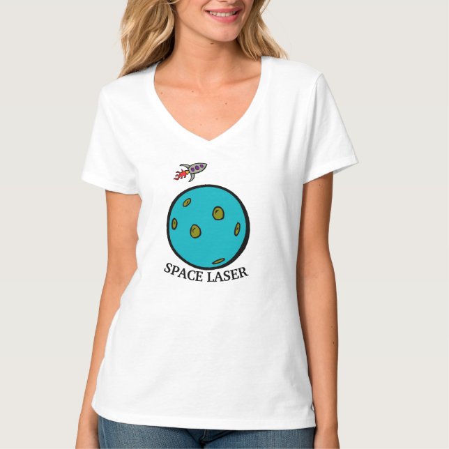 Hillary's Rache, Space Laser, T-Shirt (Vorderseite)