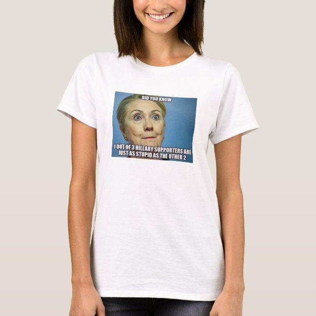 Hillary's Unterstützer T-Shirt (Vorderseite)