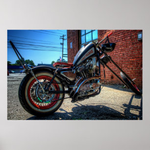 Hillbilly Deluxe Sportster Chop Poster