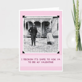 Hillbilly Valentine Feiertagskarte