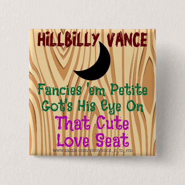 HILLBILLY VANCE, FANCIES 'EM PETITE, EINE LIEBE SI BUTTON (Vorderseite)
