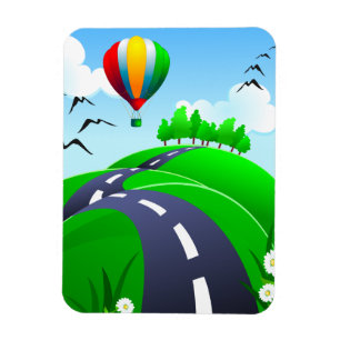 Hillige Straße mit Ballon, Magnet