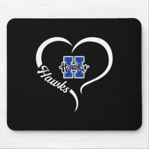 Hillsboro Hawks Logo Halbherz Slogan Hs Mousepad
