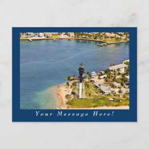 Hillsboro Lighthouse Aerial Postkarte