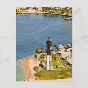 Hillsboro Lighthouse Aerial Postkarte