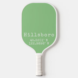 Hillsboro Oregon Latitude Longitude Pickleball Schläger