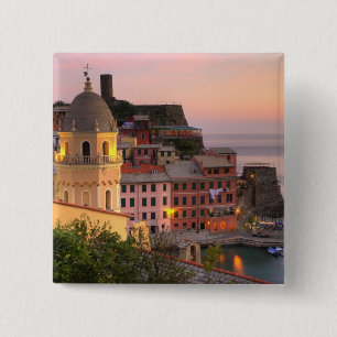 Hillside Stadt Vernazza im Abend, Cinque Button
