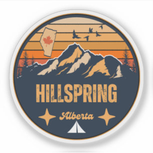 Hillspring, Alberta Aufkleber