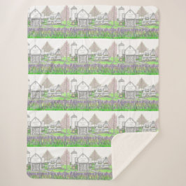 Hilltop Farm Sherpa Blanket Sherpadecke