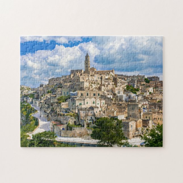 Hilltop-Stadt in Italien Puzzle (Horizontal)