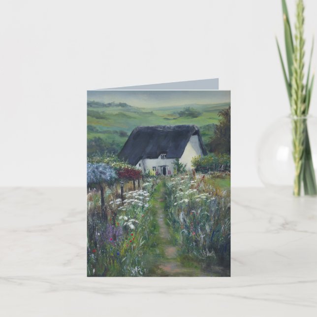 Hillview - Ein englisches Cottage Karte (Vorderseite)