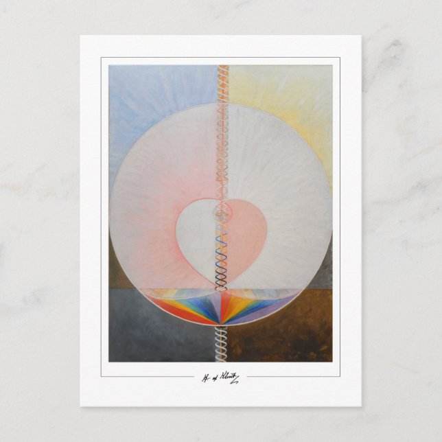 Hilma af Klint #103 - Fine Art Postkarte (Vorderseite)