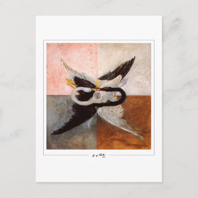 Hilma af Klint #143 - Fine Art Postkarte (Vorderseite)