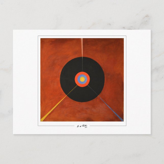 Hilma af Klint #59 - Fine Art Postkarte (Vorderseite)
