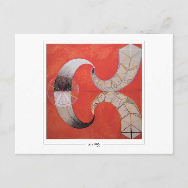 Hilma af Klint #9 - Fine Art Postkarte (Vorderseite)